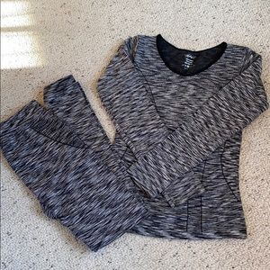 Long Sleeve Stretchy Workout Set